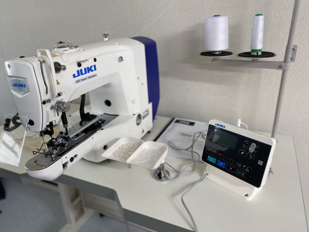 本縫いボタン付けミシンの導入と丸の内第二工場開設のお知らせ - 未来縫製